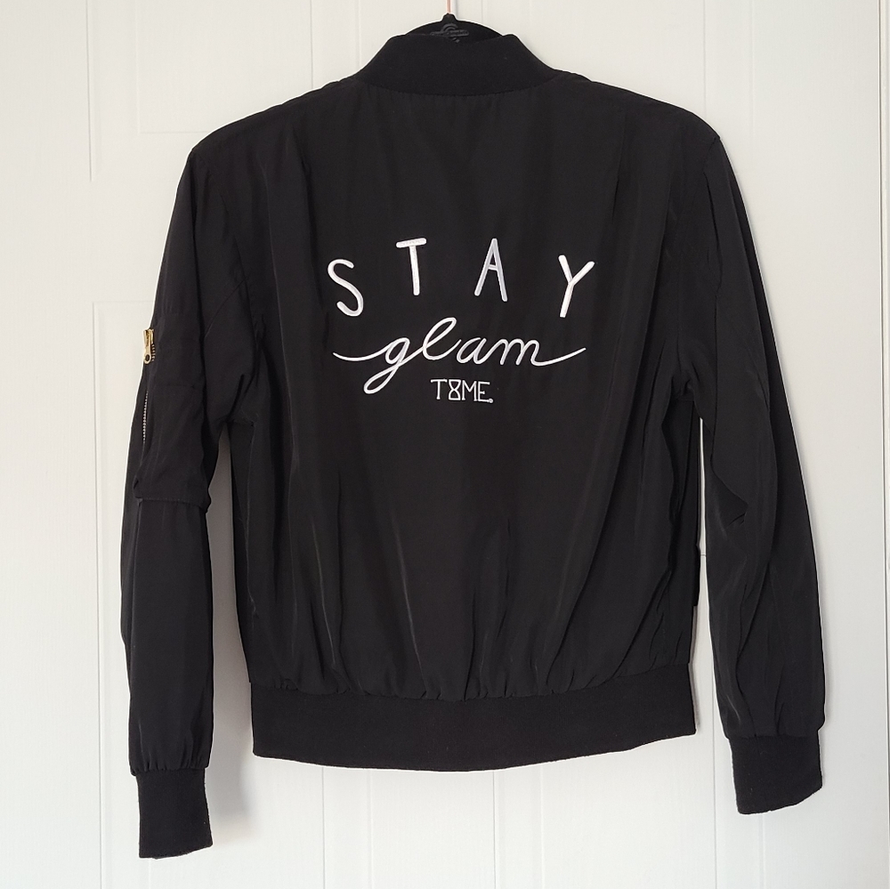 Bomber jacket "stay glam"